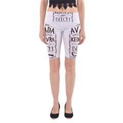 Avada Kedavra Bitch Harry  Potter Yoga Cropped Leggings from ArtsNow.com