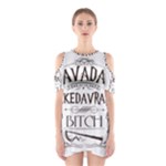 Avada Kedavra Bitch Harry  Potter Women s Cutout Shoulder One Piece