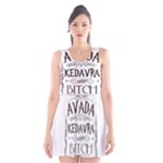 Avada Kedavra Bitch Harry  Potter Scoop Neck Skater Dress