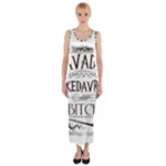 Avada Kedavra Bitch Harry  Potter Fitted Maxi Dress