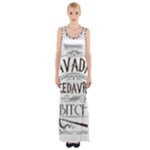 Avada Kedavra Bitch Harry  Potter Maxi Thigh Split Dress
