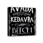 Avada Kedavra Bitch Harry Potter Mini Canvas 4  x 4  (Stretched)