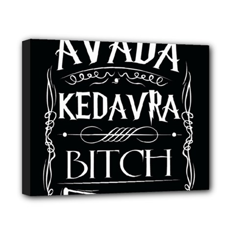 Avada Kedavra Bitch Harry Potter Canvas 10  x 8  (Stretched) from ArtsNow.com