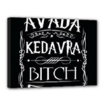 Avada Kedavra Bitch Harry Potter Canvas 16  x 12  (Stretched)