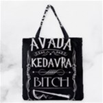 Avada Kedavra Bitch Harry Potter Grocery Tote Bag