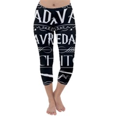 Capri Winter Leggings Front Capri Winter Leggings Front