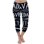 Avada Kedavra Bitch Harry Potter Capri Winter Leggings 