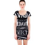 Avada Kedavra Bitch Harry Potter Short Sleeve Bodycon Dress