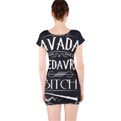 Short Sleeve Bodycon Dress Back Short Sleeve Bodycon Dress Back