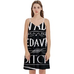 Mini Camis Dress With Pockets 