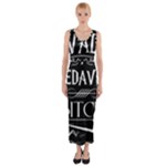 Avada Kedavra Bitch Harry Potter Fitted Maxi Dress