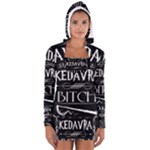 Avada Kedavra Bitch Harry Potter Women s Long Sleeve Hooded T-shirt
