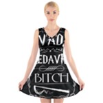 Avada Kedavra Bitch Harry Potter V-Neck Sleeveless Dress