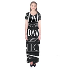 Short Sleeve Maxi Dress 