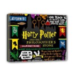 Book Collage Based On Harry Potter And The Philosopher s Stone Deluxe Canvas 14  x 11  (Stretched)