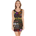 Book Collage Based On Harry Potter And The Philosopher s Stone Bodycon Dress