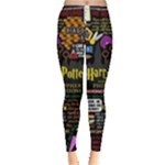 Book Collage Based On Harry Potter And The Philosopher s Stone Leggings 