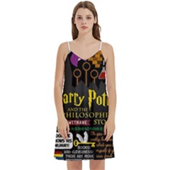 Mini Camis Dress With Pockets 