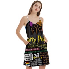 Mini Camis Dress With Pockets 