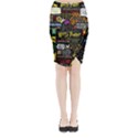 Midi Wrap Pencil Skirt 