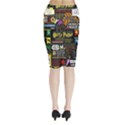 Midi Wrap Pencil Skirt 
