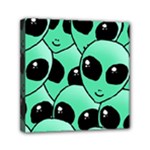 Alien Pattern Mini Canvas 6  x 6  (Stretched)