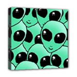 Alien Pattern Mini Canvas 8  x 8  (Stretched)