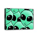Alien Pattern Mini Canvas 7  x 5  (Stretched)