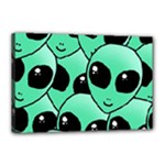 Alien Pattern Canvas 18  x 12  (Stretched)