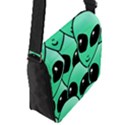 Flap Closure Messenger Bag (S) 