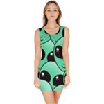 Alien Pattern Bodycon Dress