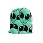 Alien Pattern Drawstring Pouch (Large)