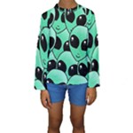 Alien Pattern Kid s Long Sleeve Swimwear