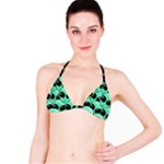 Alien Pattern Bikini Top