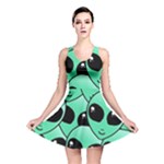 Alien Pattern Reversible Skater Dress