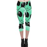 Alien Pattern Capri Leggings 