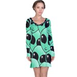 Alien Pattern Long Sleeve Nightdress