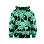 Alien Pattern Kids  Zipper Hoodie