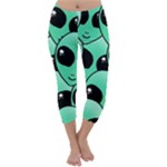 Alien Pattern Capri Winter Leggings 