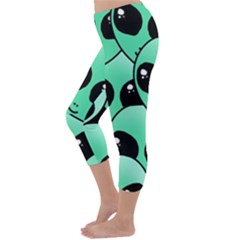 Capri Winter Leggings Back Capri Winter Leggings Back