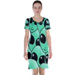 Alien Pattern Short Sleeve Nightdress