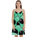 Alien Pattern Women s Reversible Sports Bra with Border