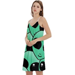 Mini Camis Dress With Pockets 