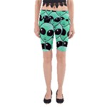 Alien Pattern Yoga Cropped Leggings