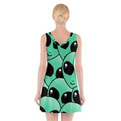 V-Neck Sleeveless Dress 