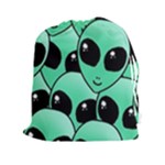 Alien Pattern Drawstring Pouch (XXL)