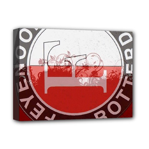 Feyenoord Rotterdam football club FC Logo Deluxe Canvas 16  x 12  (Stretched)  from ArtsNow.com