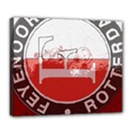 Feyenoord Rotterdam football club FC Logo Deluxe Canvas 24  x 20  (Stretched)