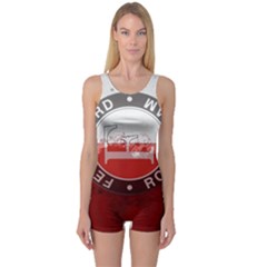 One Piece Boyleg Swimsuit 