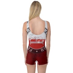 One Piece Boyleg Swimsuit 
